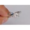 14K White Gold 1.70 ct Round Cut Diamond Womens Engagement Ring