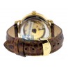 Womens Diamond Yellow Gold Watch Aqua Master Automatic 1.25 ct