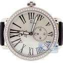 Aqua Master Round Automatic 2.25 ct Diamond Silver Watch
