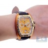 Aqua Master Aluminium 0.50 ct Diamond Mens Orange Watch