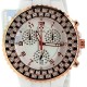 Aqua Master Ceramic 1.25 ct Diamond Womens Rose Gold Steel Watch