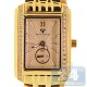 Aqua Master Classics Square 0.75 ct Diamond Womens Yellow Watch