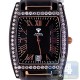 Aqua Master Classics Tonneau 2.10 ct Diamond Mens Black PVD Gold Tone Watch