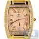 Aqua Master Classics Tonneau 2.10 ct Diamond Mens Yellow Watch