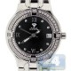Aqua Master Classics Round 0.60 ct Diamond Womens Bracelet Black Dial Watch