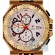 Aqua Master Octagon 0.12 ct Diamond Mens Yellow Watch