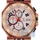 Aqua Master Octagon 0.12 ct Diamond Mens Rose Watch