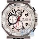 Aqua Master Octagon 0.12 ct Diamond Mens White Dial Bracelet Watch
