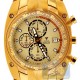 Aqua Master Chronograph 0.24 ct Diamond Mens Yellow Watch