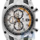 Aqua Master Chronograph 0.24 ct Diamond Mens 2 Tone Steel Bracelet Watch
