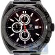 Aqua Master Munsingen 0.11 ct Diamond Mens Black Watch