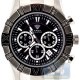 Aqua Master Opfikon 0.10 ct Diamond Mens Black Dial Watch