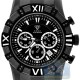 Aqua Master Opfikon 0.10 ct Diamond Black PVD Mens Watch
