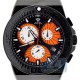 Aqua Master Spider Orange Rubber Black PVD Mens Watch