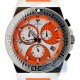 Aqua Master Spider Orange Rubber Mens Steel Watch