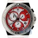 Aqua Master Spider Red Rubber Mens Steel Watch