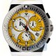 Aqua Master Spider Yellow Rubber Mens Steel Watch