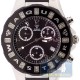 Aqua Master Jelly 0.24 ct Diamond Womens Black Rubber Watch