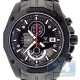 Aqua Master Carbon Chronograph Mens Black PVD Watch