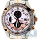 Aqua Master Carbon Chronograph Mens Gold Steel Watch