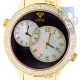 Aqua Master 2 Time Zone 2.45 ct Diamond Mens Gold Watch