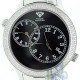 Aqua Master 2 Time Zone 2.45 ct Diamond Mens Black Dial Watch