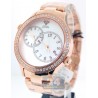 Aqua Master 2 Time Zone 2.45 ct Diamond Mens Pearl Dial Watch