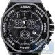 Aqua Master Royal 1.50 ct White Diamond Mens Black Watch