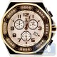 Aqua Master Royal 1.50 ct Diamond Mens Brown Leather Watch