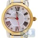 Aqua Master Classic Round White Dial Two Tone Womens Watch
