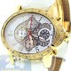 Aqua Master Oval 0.60 ct Diamond Womens Yellow Watch