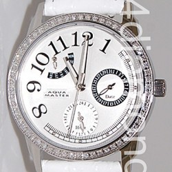 Aqua Master Classique 0.50 ct Diamond Womens White Watch