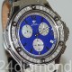 Aqua Master Oval 4.00 ct Diamond Mens Blue Dial Watch