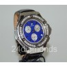 Aqua Master Oval 4.00 ct Diamond Mens Blue Dial Watch
