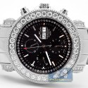 Joe Rodeo Junior Automatic 7.00 ct Diamond Black Watch