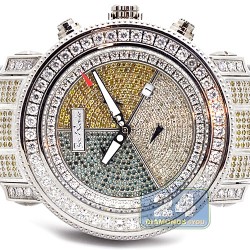 Joe Rodeo Junior 17.25 ct Iced Out Color Diamond Watch JJU40