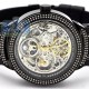 Joe Rodeo Black PVD Skeleton 2.20 ct Diamond Mens Watch JJM82