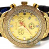 Mens Diamond Watch Joe Rodeo Master JJM94 2.20 ct Gold Tone