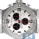 Joe Rodeo Phantom 2.25 ct Diamond Mens Silver Steel Watch JPTM9