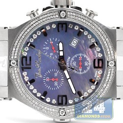 Joe Rodeo Phantom 2.25 ct Diamond Mens Pearl Dial Watch JPTM9