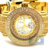 Womens Diamond Yellow Gold Watch Joe Rodeo Rio JRO19 10.0 Carat