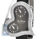 Joe Rodeo Sahara Heart 1.40 ct Diamond Black Dial Womens Watch JRS3