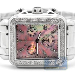 Joe Rodeo Madison 1.50 ct Diamond Pink Dial Watch JRMD7