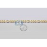 Solid 14K Yellow Gold Figaro Link Mens Chain Necklace 8 mm