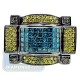 Black PVD 14K Gold 2.58 ct Blue Yellow Diamond Mens Ring