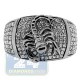 Black PVD 14K Gold 0.86 ct Diamond Mens Scorpion Ring