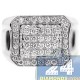 14K White Gold 1.76 ct Diamond Mens Classic Signet Ring