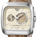 Gucci Coupe Automatic Ivory Dial Mens Steel Watch YA131307