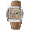 Gucci Coupe Quartz Brown Dial Band Mens Steel Watch YA131312
