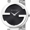 Gucci Interlocking Large Steel Bracelet Womens Watch YA133307